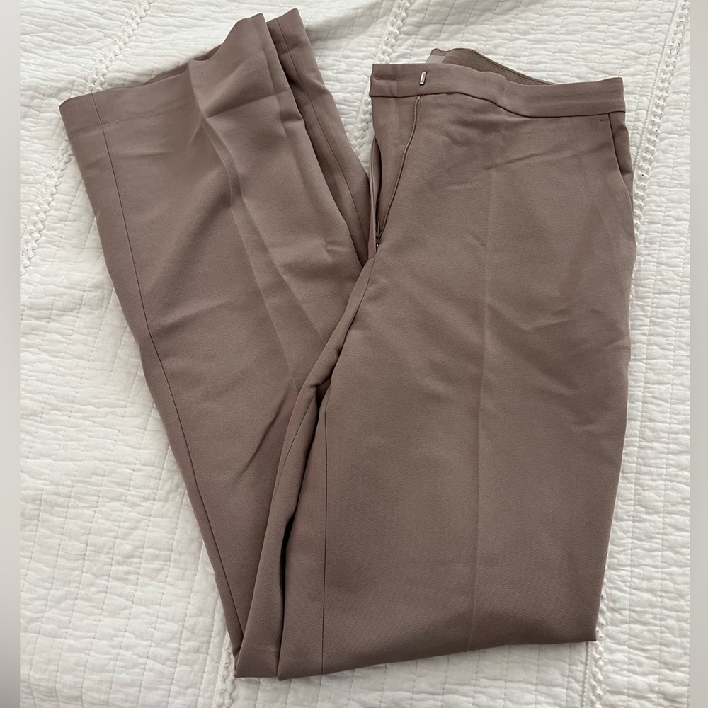 High waist flared wide leg trousers. Lightweight - size 8.